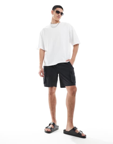 River Island - Pantaloncini cargo neri - view 1