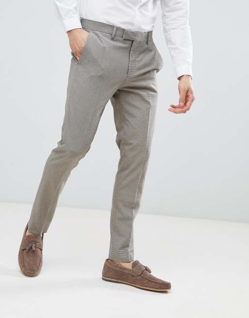 River Island - Abito super skinny grigio pietra a pied de poule, 2 di 3