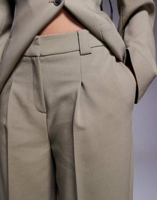 River Island - Pantaloni dritti beige chiaro, 3 di 5