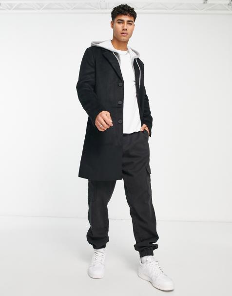 manteau long homme asos