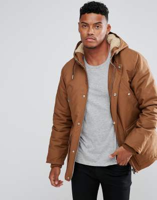 river island hooded coat