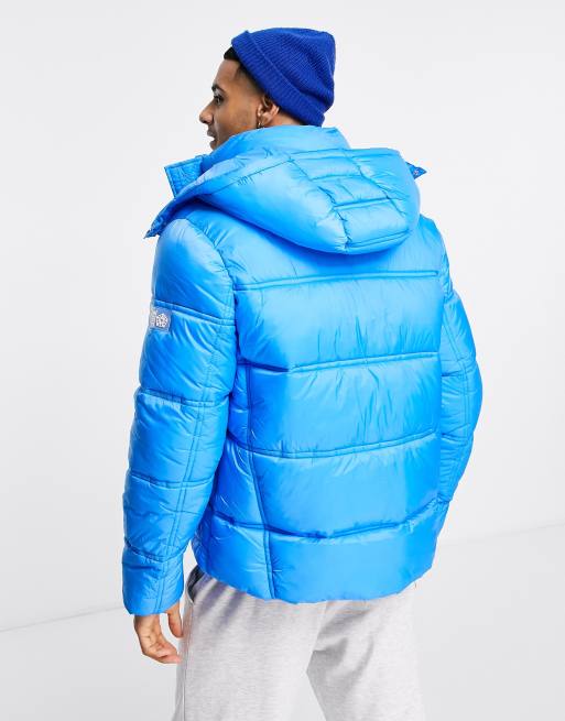 River island store blue puffer jacket