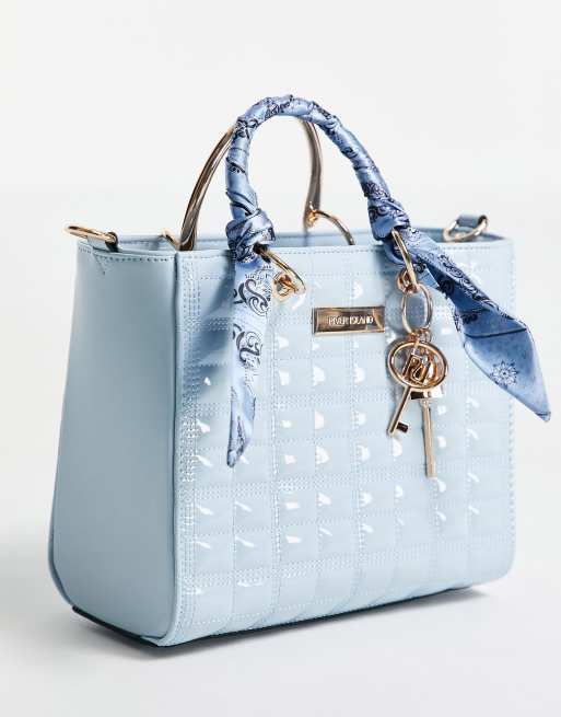 Patent Tote Quilted