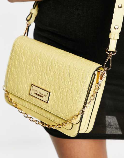 River island store yellow purse