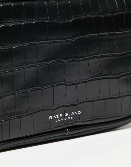 River island patent online bag