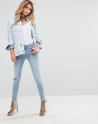 river island embellished jeans