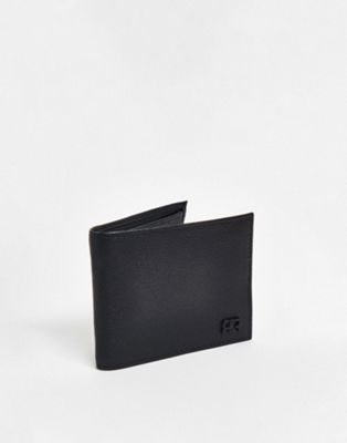 River Island pebbled bi-fold wallet in black - ASOS Price Checker