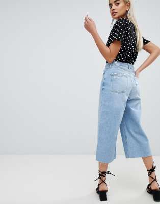 river island alexa crop wide