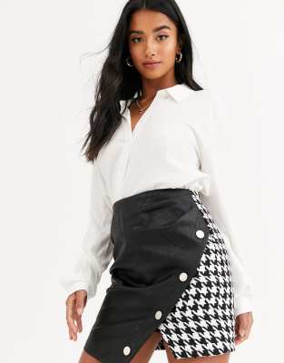 dogtooth skirt river island