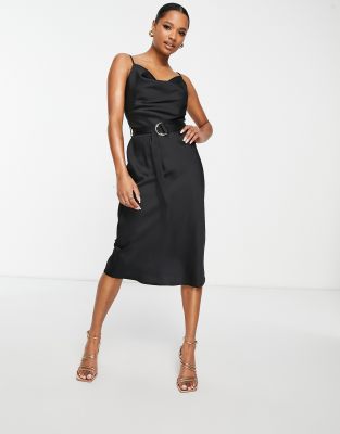 petite black formal dress