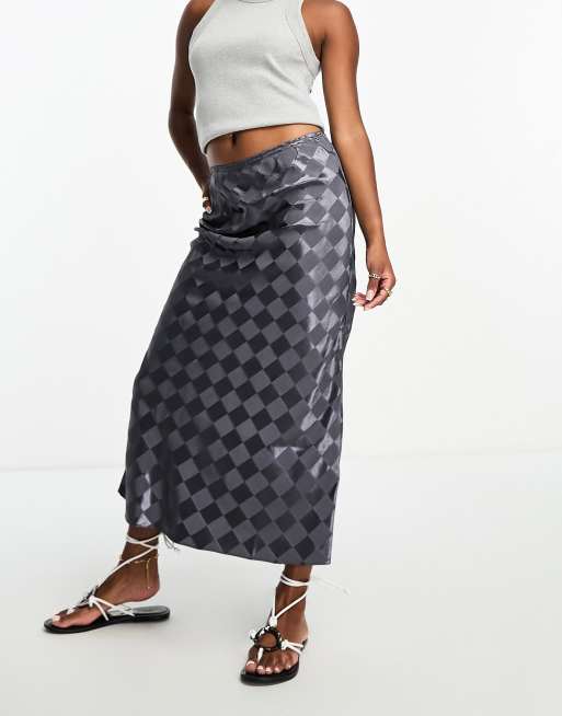 Petite midi skirt clearance grey