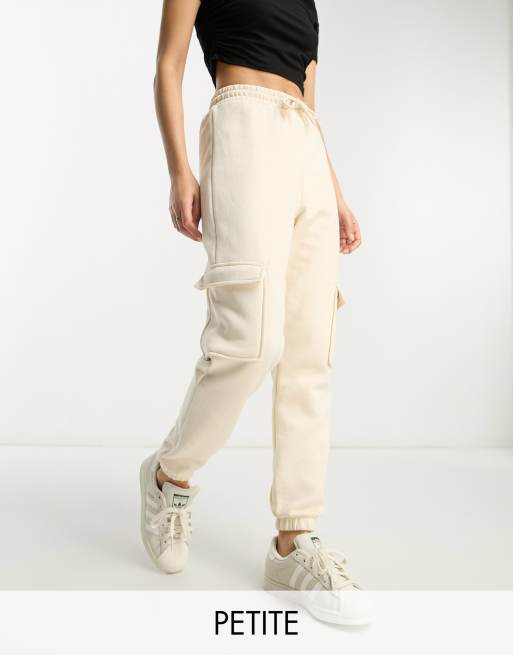 Petite cargo shop pants with pockets