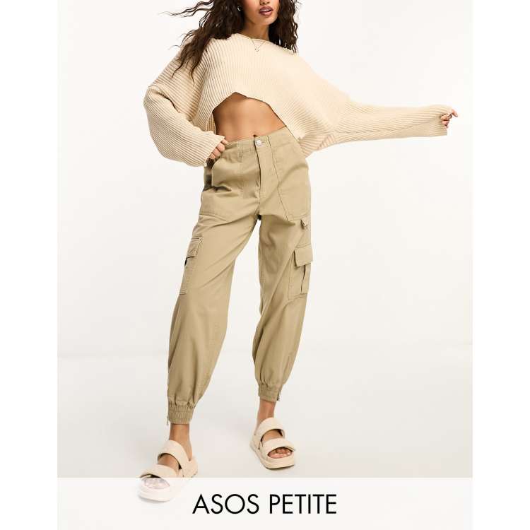 Petite best sale cuffed trousers