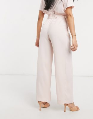 light pink cigarette trousers