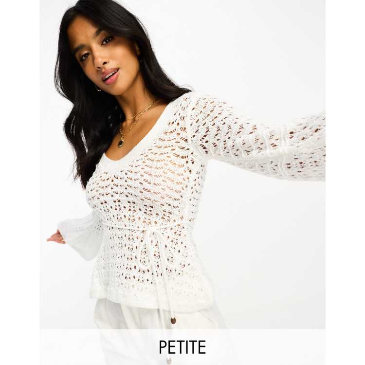 River island crochet store top