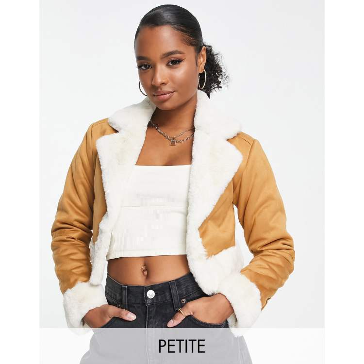 Petite hot sale cropped jacket