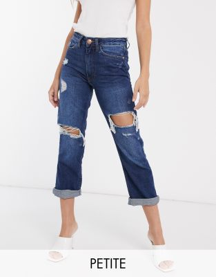 petite destroyed jeans