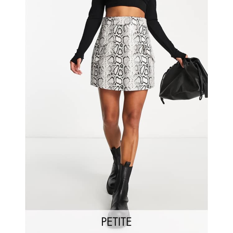 Fake snakeskin outlet skirt