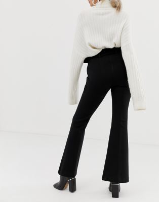 black flare pants petite