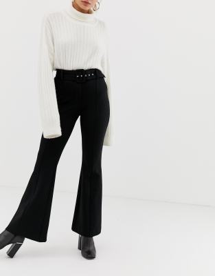 petite white flares