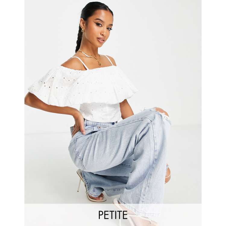 River island discount floral bardot top
