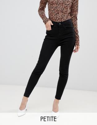 black high waisted harper skinny jeans