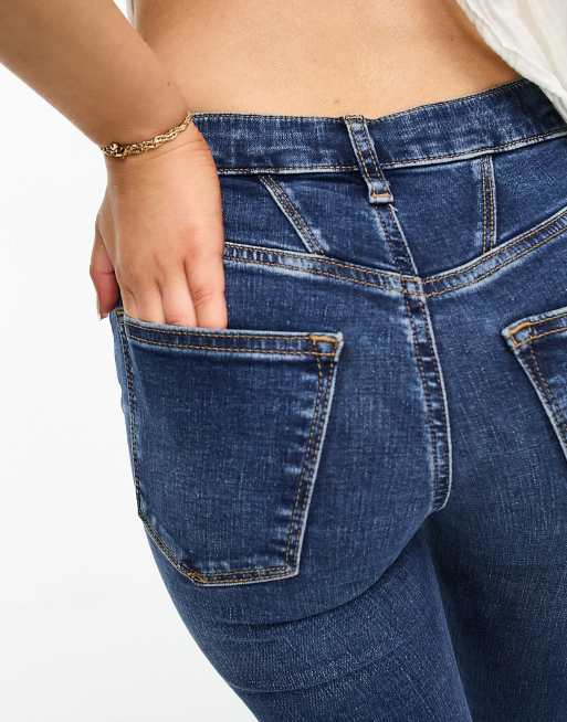 Petite High-Rise Flare Jean