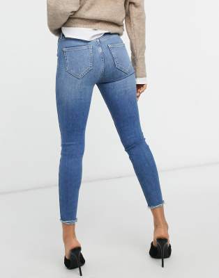 petite raw hem jeans