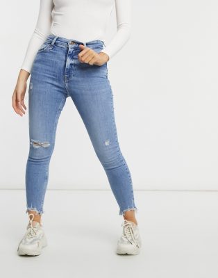 petite ripped jeans skinny