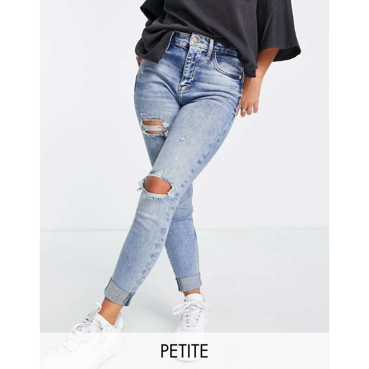 Petite ripped hot sale skinny jeans