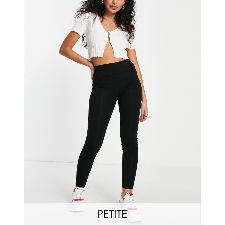 River Island Petite high waist leggings in black