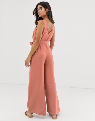 river island pink jumpsuit