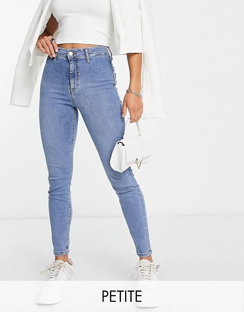 Ikrush femme Emily Skinny Mid Rise Ripped Jeans 