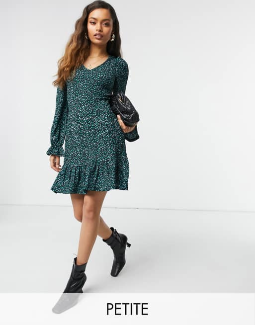 river island frill sleeve dress