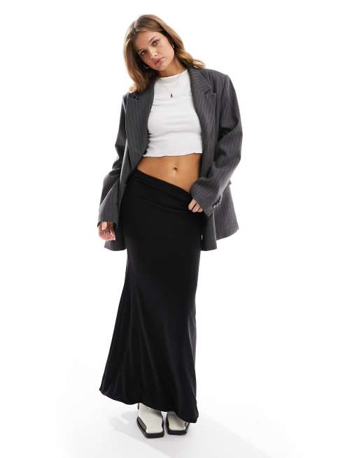 【MEDIA82】 Mermaid rivet long skirt (Black) MEDIA82】 Mermaid rivet long skirt (Black)