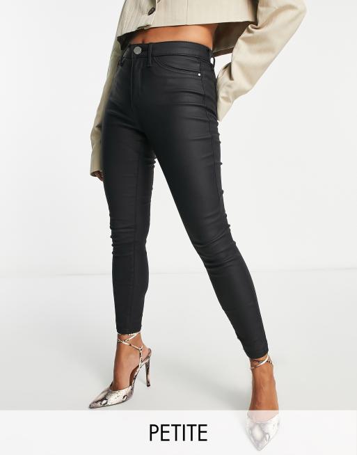 Black Molly coated super skinny jeans