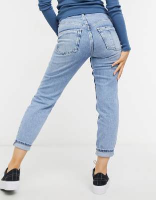 river island petite mom jeans