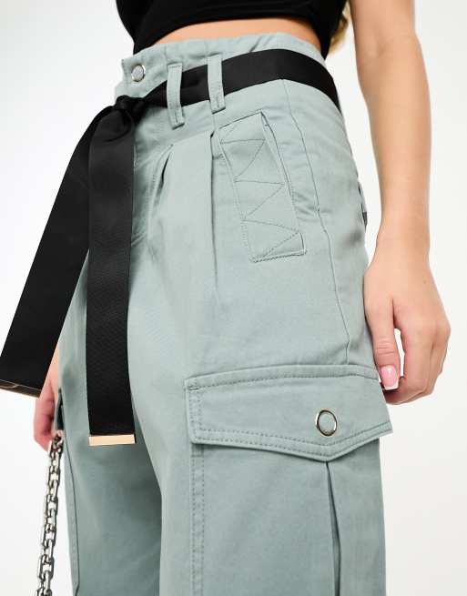 Topshop paperbag best sale utility trousers