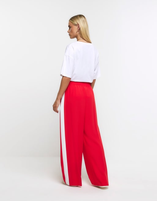 Petite best sale red joggers