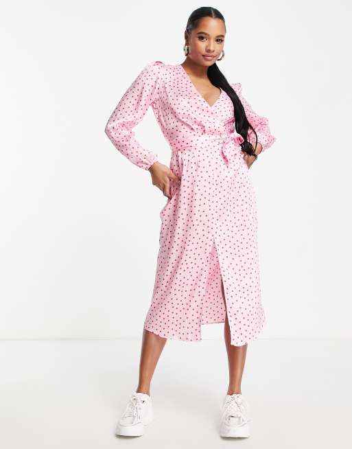 River island polka dot cheap dress asos