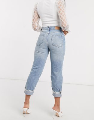 river island petite mom jeans