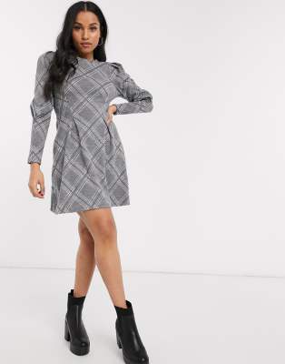 robe a carreau gris