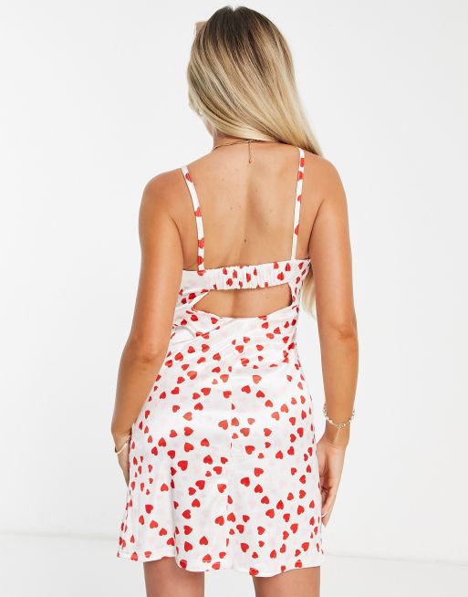 River island store heart print dress