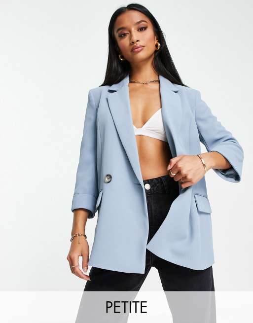 River island pale blue coat on sale