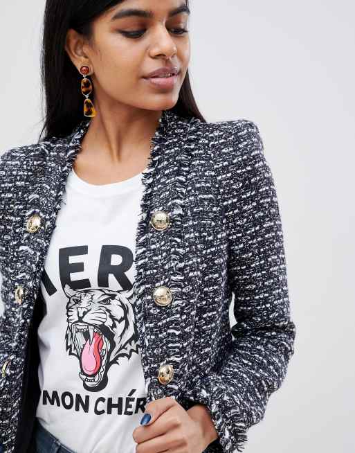 River island hot sale boucle jackets