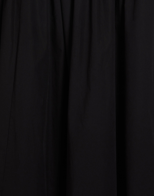 River Island Petite Short sleeve hybrid maxi dress in black, 2 of 2