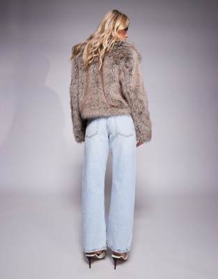 RIVER ISLAND PETITE STRAIGHT JEANS 