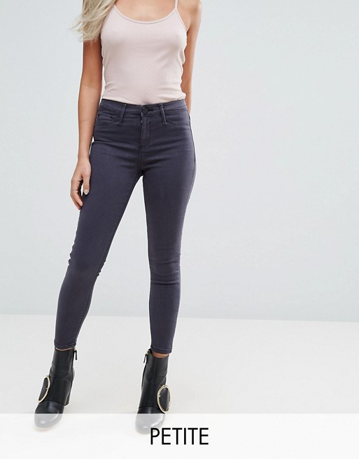 River Island Petite Super Skinny Mid Rise Molly Jeans | ASOS