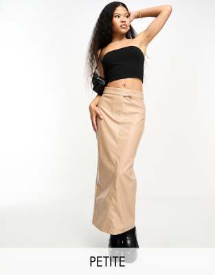 Brown skirt petite best sale