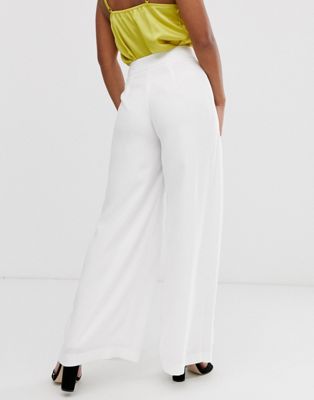 river island white trousers